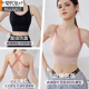 Modal sports underwear for women with high intensity fitness running shock-proof and anti-sagging yoga suit integrated beauty vest bra shrimp pink S [85-105Jin [Jin equals 0.5 kg]]
