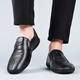 
Prodigal son gossiping casual leather shoes for men in summer new style breathable soft leather soft sole versatile lazy man driving genuine leather men's shoes 6198 black summer style 38 240mm
