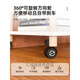 孰淳打印机置物架打印机支架落地桌下双层复印机底座带轮可移动托架多 层距1049*34*22.7cm