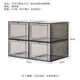 Meikejie shoe storage box, sneakers, dust-proof and oxidation-proof, transparent display box, shoe cabinet, magnetic hard plastic shoe box, internet celebrity shoe wall, 1 trial pack, 1 pc, side door transparent black 35*25*21 points 5cm 46 yards