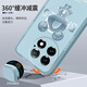 Pintuo, suitable for OnePlus 13 mobile phone case liquid silicone protective case 1+13 new cartoon creative male and female couple ultra-thin full-inclusive lens oneplus anti-fall soft shell internet celebrity fashion brand OnePlus 13 [ivory white-metal Mickey A675]+ mobile phone film Rubik's cube liquid