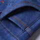 Woodpecker jeans men's autumn and winter new velvet thickened men's elastic loose straight leg casual large size long pants for middle-aged and young people 021 blue plus velvet + 021 black plus velvet 40 (195-210Jin Jin is equal to 0.5 kg)