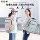 Kara Sheep Schoolbag Grundschule Schülern 3 bis 6 U-förmige Belastungsreduktionsstreifen Junior High School Schüler Mittelschüler Frauen Rucksack 5266 Nackt Donuts