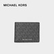 迈克.科尔斯（MICHAEL KORS）礼物 mk男士钱包钥匙链礼盒装 36T4LGFF1B BLACK 黑色 均码