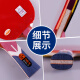 729乒乓球拍友谊金标六星七星专业单拍九星横拍直拍双面反胶 大师系列丨7星 横拍/长柄