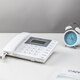 
Deli (DELI) Deli fixed telephone home wired landline office business telephone corded telephone caller ID 13560 white bevel screen-can be connected to the extension