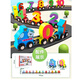 Magnetic digital train toys children's puzzle magnetic building blocks assembled baby girl 1 to 3 to 6 years old 2 boys [12 sections] Upgrade magnetic digital train