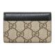 
GUCCI Gucci Women's GG Marmont Series Gold Label GG Old Canvas Leather Key Bag Ebony 456118 17WAG 1283 TU