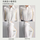 Song Vanchey's breasts are tied underwear, large breasts are small, and the side breasts are gathered without marks and top support correction without steel rings, breast shrinkage, summer thin bra, milk coffee 3XL [suitable for 160-200Jin [Jin equals 0.5 kg] 90D/95BC]