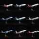 JUNMIN Aircraft Model Passagier 30-47 cm Prototyp Airbus A380 Air China Boeing 747 China Southern Airlines Aerospace Simulation Ornament 47cm Xiamen Airlines Boeing 757
