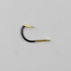 Ghost tooth black gold Izu fish hook imported in bulk with barbed crooked mouth small stream crucian carp hook fishing supplies fishing hook Izu 50 pieces No. 3
