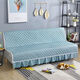 Xuxian full cover sofa cushion foldable sofa bed cover four-season universal non-slip sofa cover simple dual-purpose without armrests blue armrests 90*90