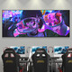 
E-sports room decoration Internet cafe Internet cafe wall hanging paintings Cyberpunk style hotel computer room background layout mural HJ14108 40*100CM25MM thick plate pattern film independent