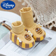 Disney baby shoes autumn and winter style baby shoes soft sole toddler shoes and socks without heels 0-12 months infant socks shoes cow white (spring and autumn style) 1 piece average size inner length 10.5cm recommended 0-3 months