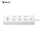 
Bull (BULL) Xiaobai fast charging series socket converter Smart USB TYPE-C port wiring board Plug-in board plug-in board [C port 20W fast charging] All white 1.8 meters U12033