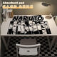 Naruto peripheral table mat Naruto anime 2D student desk mat waterproof dormitory table mat dirt resistant ZDA leather-834 60*40CM