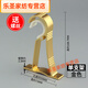 Muran Noel Curtain Roman Rod Bracket Curtain Rod Base Top Mount Hook Shelf Curtain Rack Support Single Rod Fixing Accessory Thickened Single Top Mount Side Mount Universal Gold 1 Pack