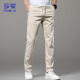 
ROMON (ROMON) pants for men's summer casual pants for men's sports pants for men's versatile straight trousers for men's clothing Beige 32