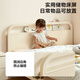 Lin's Home Bed Children's Bed Boy Feet Feet Feet Feet Children Girl Bed Princess Camino Un solo Muebles para la habitación de los niños Nordic KN4A [Lotus White] Cama para niños + colchón 1050 mm*2000 mm