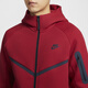 耐克（NIKE）官方男子连帽衫秋季卫衣针织休闲叠搭舒适拉链口袋HV0950 687健身红/黑 L