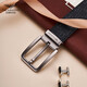 FALAMAONE Men's pin buckle belt men's business light luxury genuine leather belt men's trouser belt birthday Father's Day gift for dad [brand solid wood gift box] PD848Q pin buckle 115cm -130cm default random delivery (can be trimmed