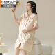 
Modal pregnant women breastfeeding nightgown summer thin postpartum confinement clothes maternity hospital for prenatal examination dress summer 11981 M