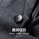 SHANSHAN杉杉羊毛西服外套男秋冬新款保暖易打理外套商务通勤职场上衣男 灰色 L /175（建议115-135斤）