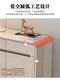 Gabinete de la puerta del gabinete de zapatos Suzhan Hogar Modern Simple Entrance Gabinet Puerta con gabinete de almacenamiento de calzado de banco de asiento Integrado contra la pared AD983 [gris claro] Estilo de pierna de 120 cm de altura [Pintado y brillante] Instalación de paquetes