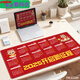 Henglan 2025 Year of Snake Calendar Mouse Pad Extra Large Office Computer Keyboard Pad Home Desk Pad Thickened Customized Desk Calendar 11153 Good Luck Lotus 1000x500x4mm