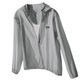Jeep Spirit Sun Protection Kleidung Männer Sommerjacke Männer upf50+ Haut Kleidung dünne Angelkleidung Strandjacke Männer hellgrau xl