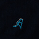 AQUASCUTUM/雅格狮丹冬季新款女士保暖纯山羊绒休闲针织衫Q4867W0041 深蓝39 M