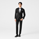 VICUTU men's suit jacket groom's suit small blue suit suit wedding dress black suit 185/104B