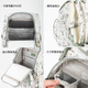Alamom Mommy Sac Light Luxury Fashion Nouveau sac de voyage en plein air multifonctionnel Sac de voyage léger Mother and Baby Sac [25LPLUS] Saint Asol Gray