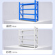 Huixiang Jingdong Industrial's own brand shelf storage warehouse cargo rack storage rack storage rack display rack main rack 2000*600*2000mm-single layer evenly carries 100KG four layers white