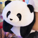 
ZHUOQU Panda Plush Toys Five-month-old Flowers Simulation Panda Doll Doll Doll Pillow Cure Birthday Gift