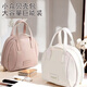 Vinoya Makeup Bag Makeup Large Capacity Storage Portable New Travel Handheld Washing Cosmetic Storage Bag Brown Large 23*9*20cm