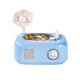 BURDO Children's Gramophone Puzzle Early Education Story Machine Children's Songs Ancient Poetry Player Grind Ears and Coax Recording Machine Toys Pink Gramophone + 55-piece magnetic card before bedtime