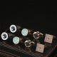 
Lie Shang [Gift Box Set 4-Piece Set] French Cufflinks Sleeve Nail Men's Cufflinks Cuffs Shirt Cuffs Cuffs Cuffs Male and Women Light Luxury Cufflinks 4-pair Set 001