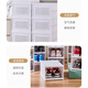 Anya shoe box installation-free shoe cabinet shoe rack door foldable storage household dust-proof plastic cabinet installation-free - white single row 6 pieces Anya shoe box installation-free shoe cabinet shoe rack door foldable storage household dust-proof plastic cabinet installation-free - white single row 6 pieces