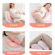 MAGQOO Pillow for pregnant women, waist protection, side sleeping pillow for pregnant women, essential U-type pillow for pregnant women, side sleeping pillow for pregnant women, belly support [Hot selling hot products] Romanti Powder - Breast Pillow for pregnant mothers to fall asleep - Baby healthier
