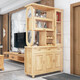 
Chen Fei's living room partition cabinet porch shoe cabinet Chinese double-sided solid wood wine cabinet against the wall wine rack entering the door room hall cabinet screen entering the door 9902#1.2 meters [Walnut color] Assembly Frame structure
