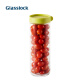 Glasslock Corea Corea de construcción Importada Tanks de almacenamiento Bocadillos y granos Cocina Tanque de almacenamiento de almacenamiento Domorable Refrigerador de humedad Puerta lateral de frijoles redondos de frijoles verdes 1050 ml