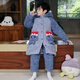 
Mannido boys' new winter children's pajamas for boys three-layer cotton coral velvet thickened medium-sized children's warm home clothes L9928 [three-layer cotton] M code 155-160cm 80-100Jin [Jin equals 0.5 kg] 20 codes