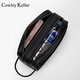 Cowley Keller Wallet Herrengeschäftskupplung Tasche große Kapazität gewebte Handtasche Casual Fashion Doppel Reißverschluss Handtasche Herren Handy -Tasche Schwarz 27*10*15 cm