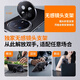 韩诺【镜头支架】适用华为mate70pro手机壳mate70新款pro+磁吸翻盖保护套智能视窗全包真素皮防摔防磨 Mate70Pro/Pro+【雅丹黑】无感支架