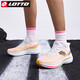 
LOTTO (LOTTO) running shoes for women professional carbon board running shoes shock-absorbing and breathable lightweight sports shoes for women 1098 fluorescent red 38
