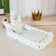 Beijia Yuanying crib mid-bed detachable and washable portable crib anti-shocking bionic fully removed baby pillow travel crib Crown (crown model) 90*55*35cm [with quilt]
