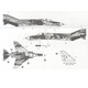 
ACADEMY American aircraft bombing fighter assembled army simulation ornaments gift import model 1/144 F-4E ghost fighter 12605