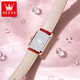 Olishi new versatile fashion women's watch quartz Roman retro belt waterproof goddess birthday gift box watch 6625 women-red leather rose white