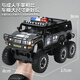Enbe Family Children's Toy Car 3-6 Jahre alte Jungen Große Legierung Hummer Polizeiauto Schieber Offroad Car Model Mode Birthday Gift